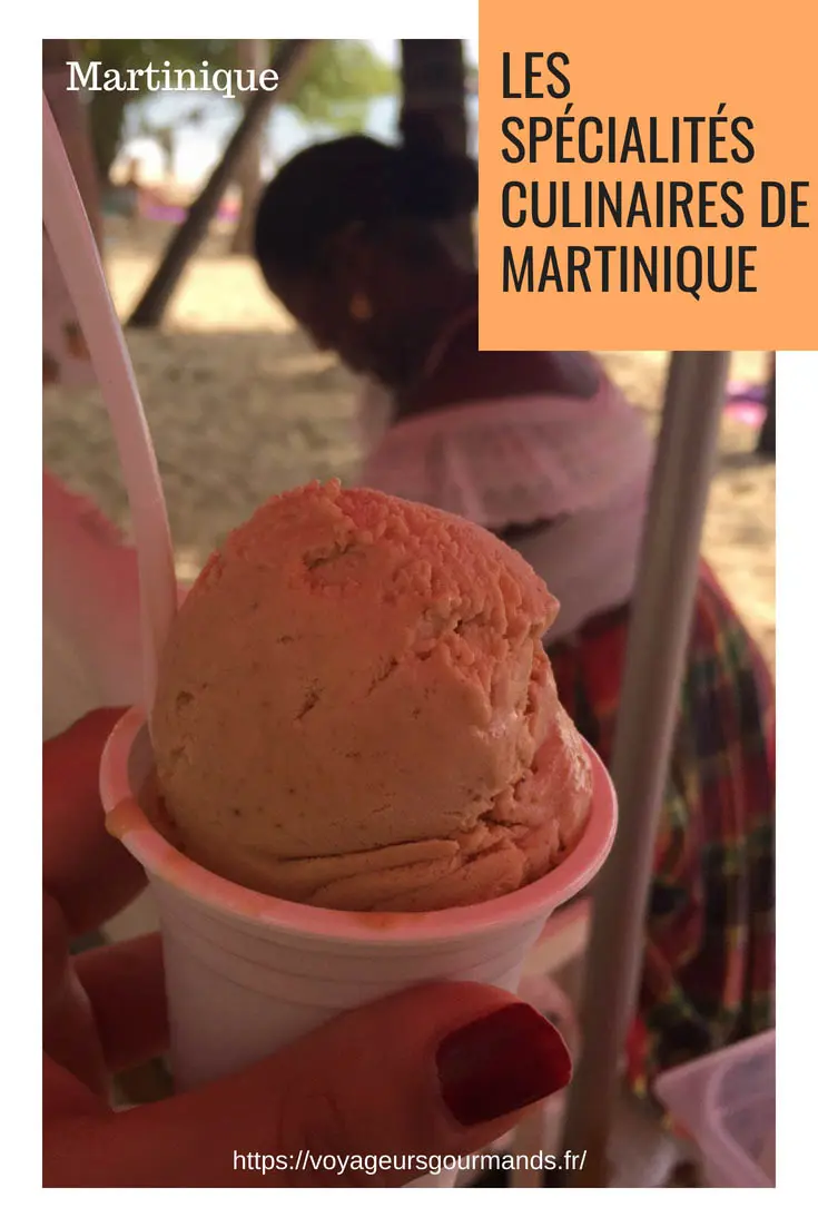 Les spécialités culinaires de Martinique